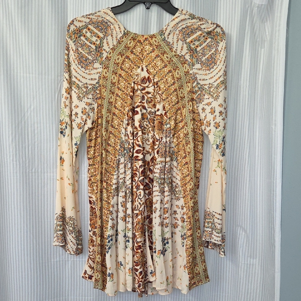 Bohemian Floral Print Dress